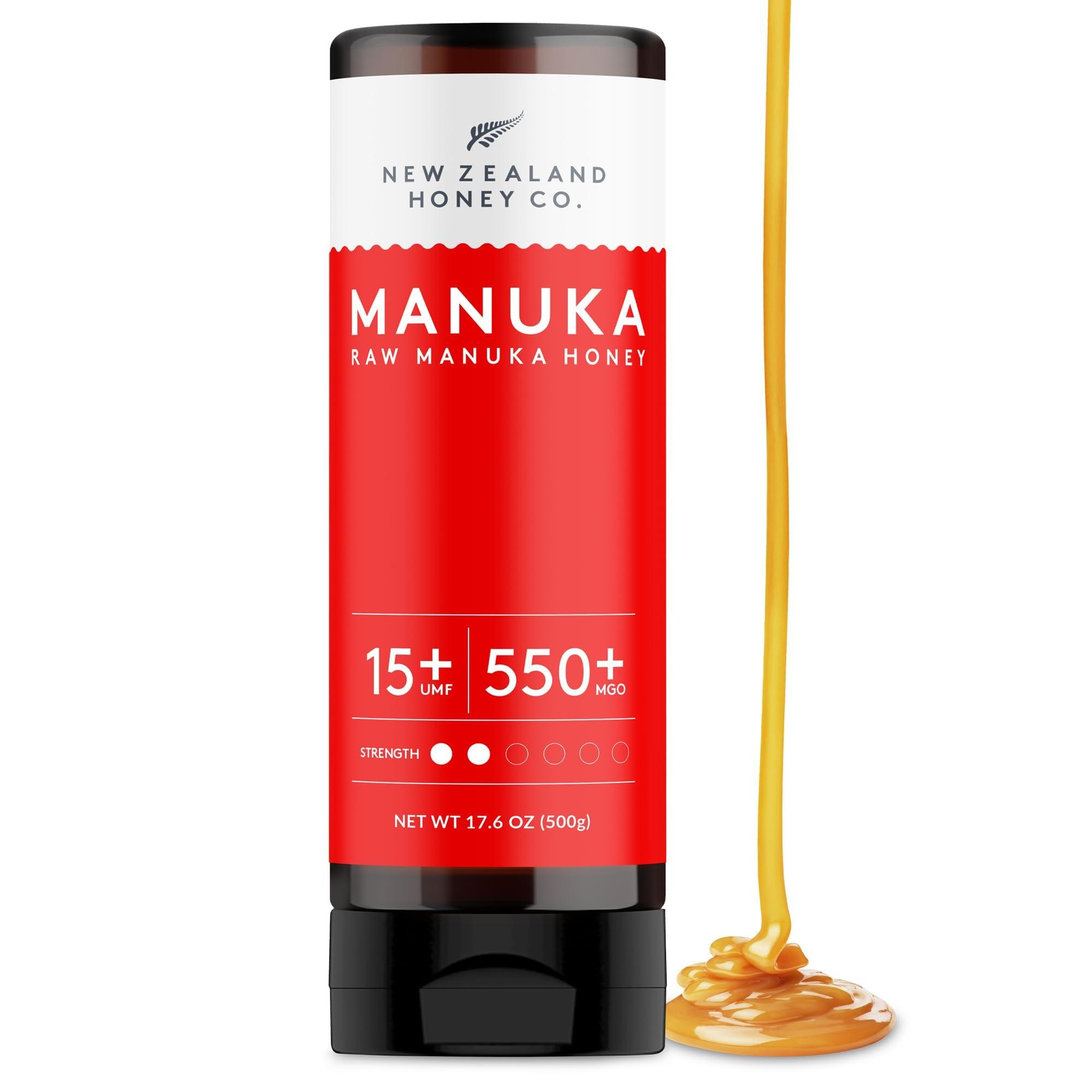 NEW ZEALAND HONEY CO New Zealand Honey Co. Manuka Honey UMF 15+ Squeezy | 500g | 17.6oz