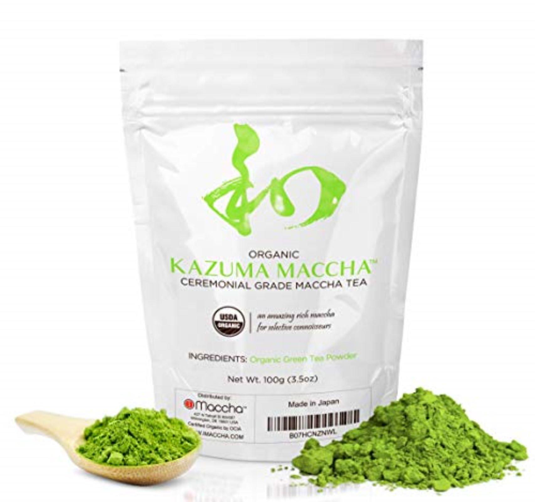 iMaccha [iMaccha] Ceremonial Grade Matcha Powder - Organic - Authentic Japanese Green Tea - Bulk (3.5 oz) - First Harvest - Kazuma