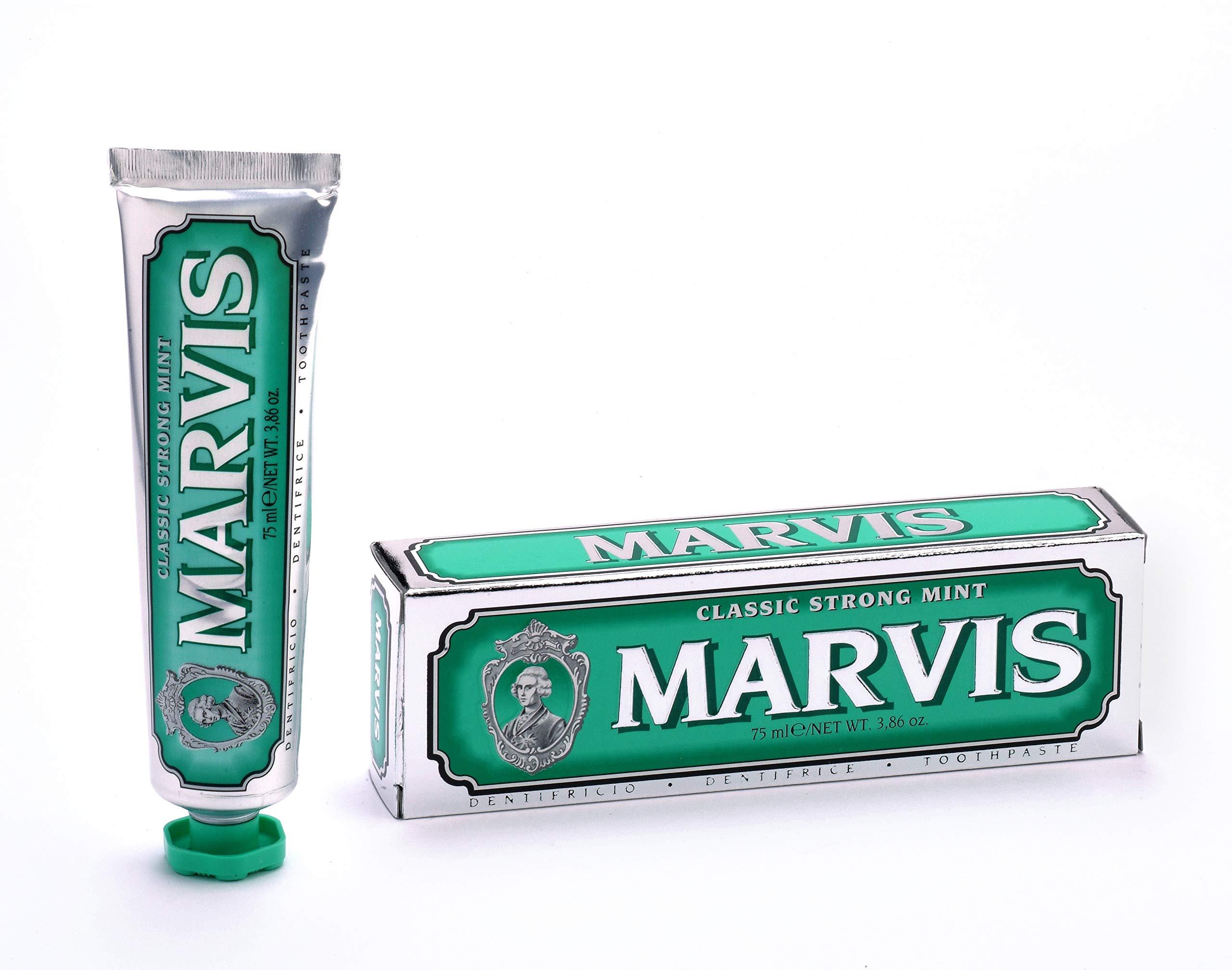 Marvis Marvis Jasmin Mint and Classic Strong Mint Toothpaste Set, 3.8 oz