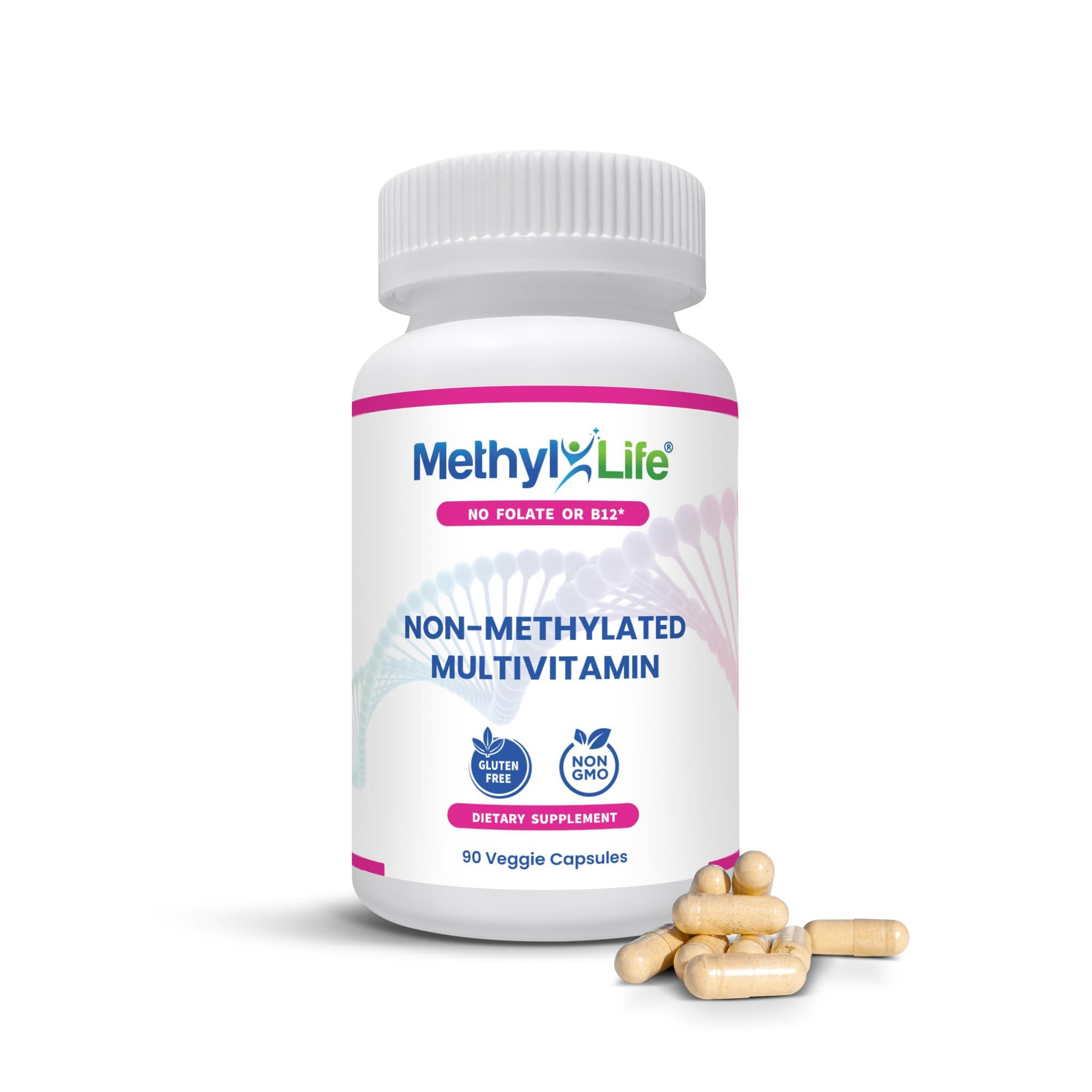 METHYL LIFE RESTORING CELLULAR VITALITY Methyl-Life Non-Methylated Multi-Vitamin 90 Capsules - Vegan, Gluten and Dairy Free