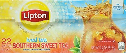 Lipton Lipton Southern Sweet Iced Tea Bags 22 Count Family Size (Pack of 2)