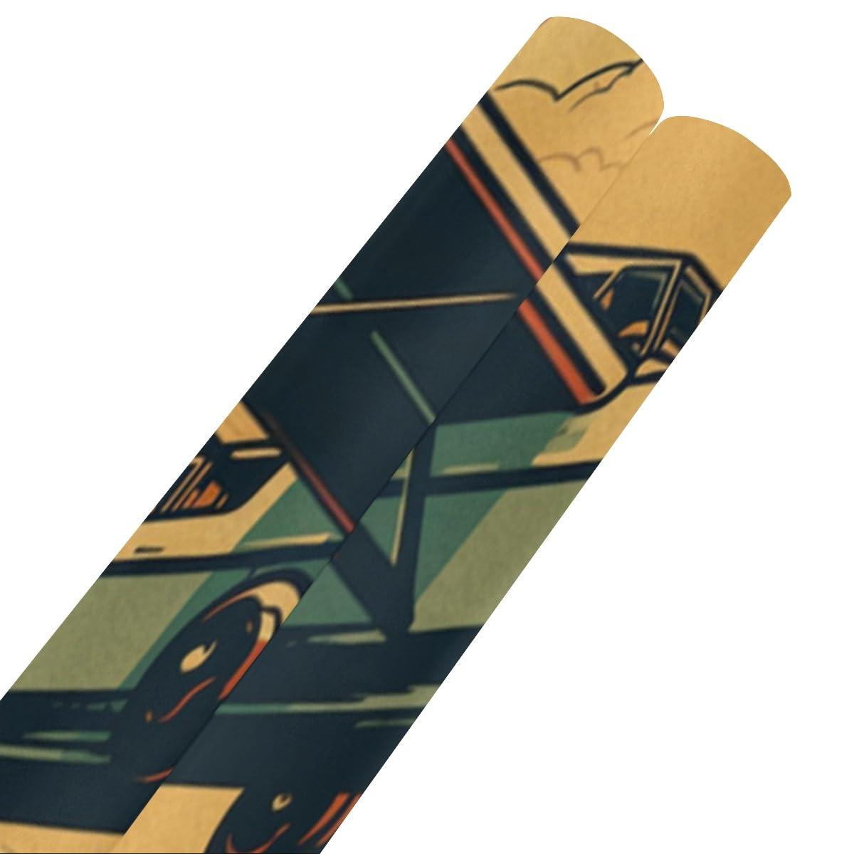 DNOVING DNOVING 2 Rolls Airplane Birthday Wrapping Paper - 58 x 23 inch Gift Wrapping Paper for Boys & Girls Birthday & Christmas GWP-709846374