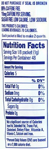 Crystal Light Crystal Light Iced Tea Drink Mix, Natural Lemon Flavor (12-Quart), 1.4-Ounce Packages (Pack of 4)