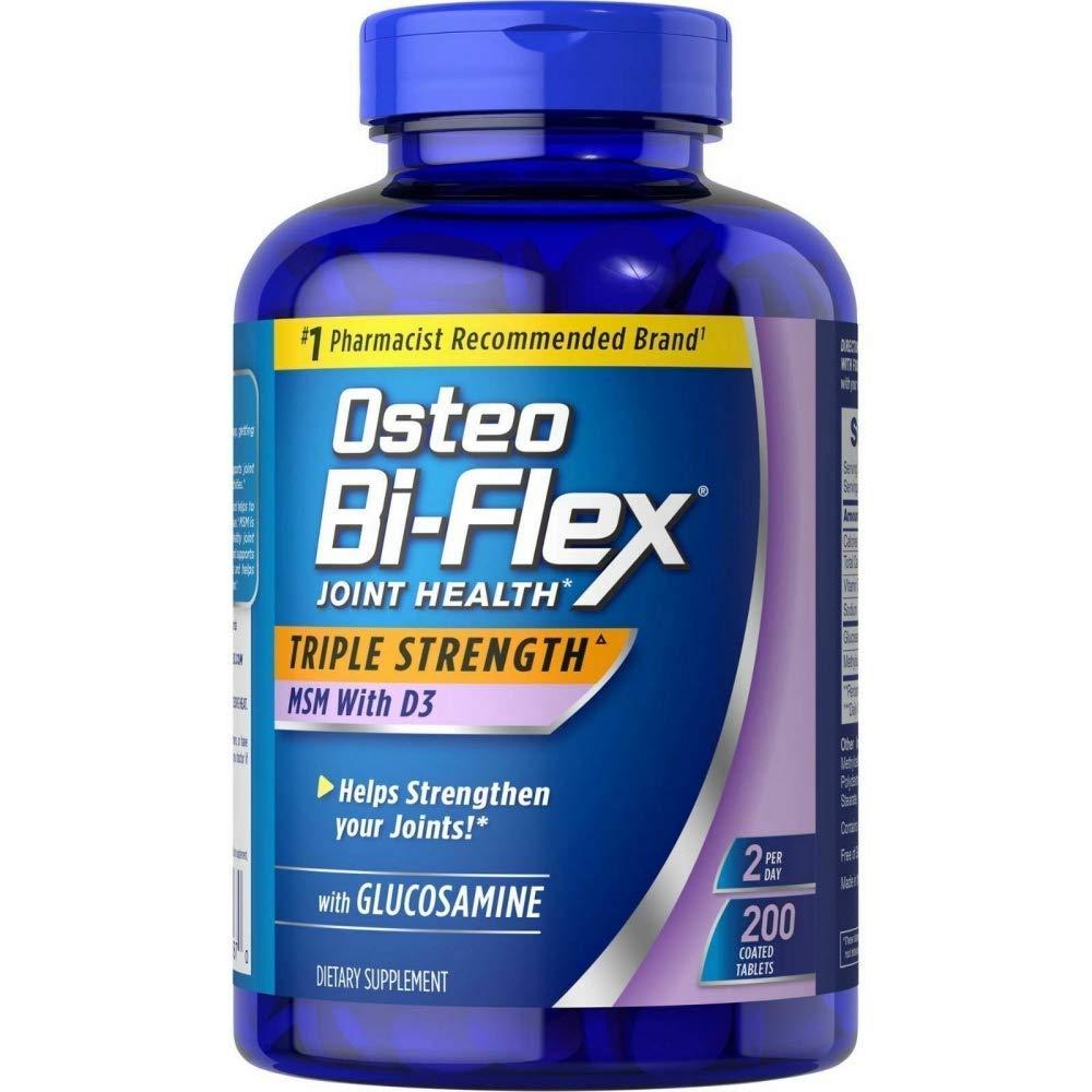 Osteo Bi Osteo Bi Osteo Bi Flex Supplement Glucosmine 1500 Mg Vitamin D 1000IU (200Count), 200Count 1 Pack