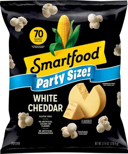 Smartfood Smartfood Popcorn, White Cheddar, Gluten Free, 9.75oz Party Size Bag