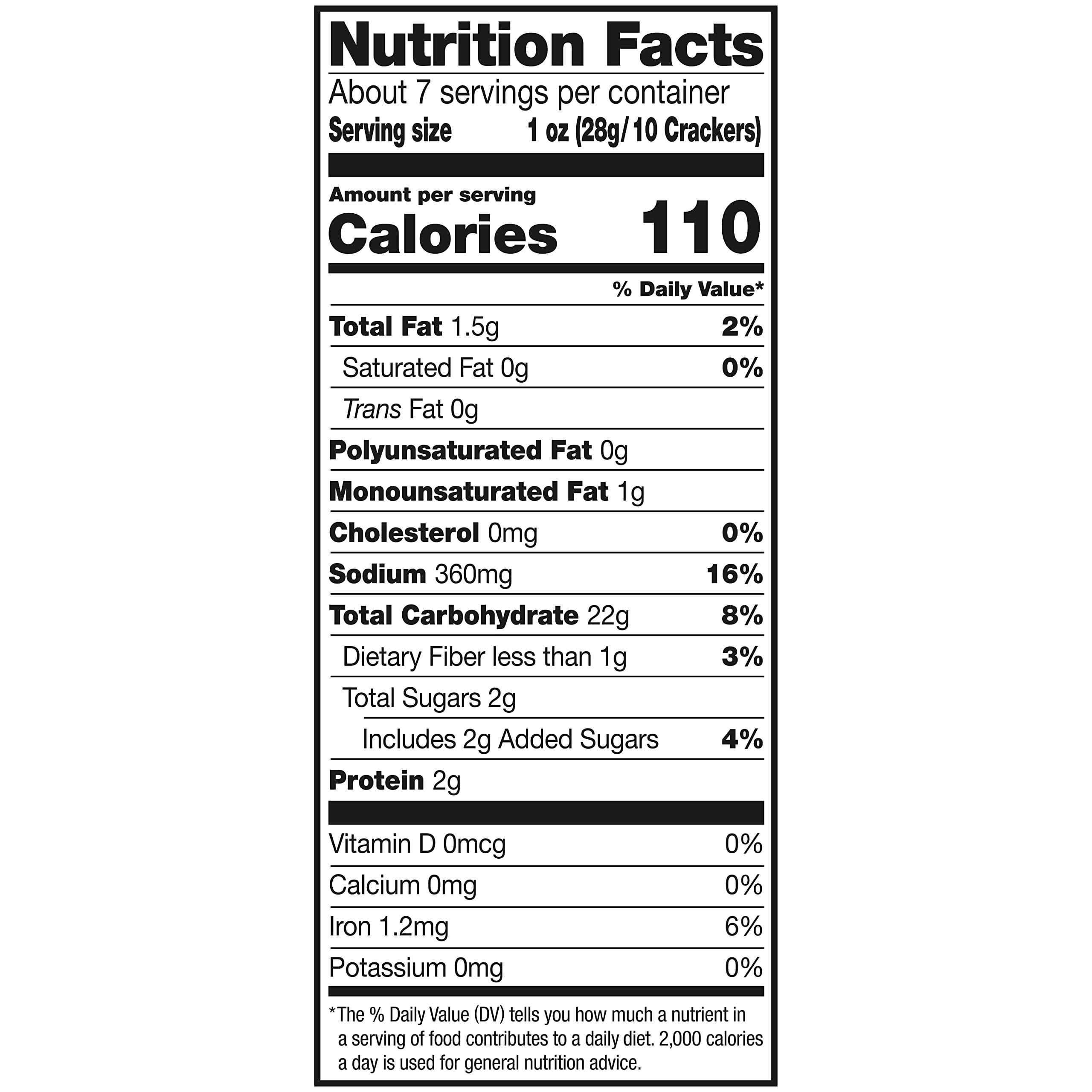 Snack Factory Snack Factory Pretzel Crisps, Sea Salt & Cracked Pepper, 7.2 Oz (Pack of 2)