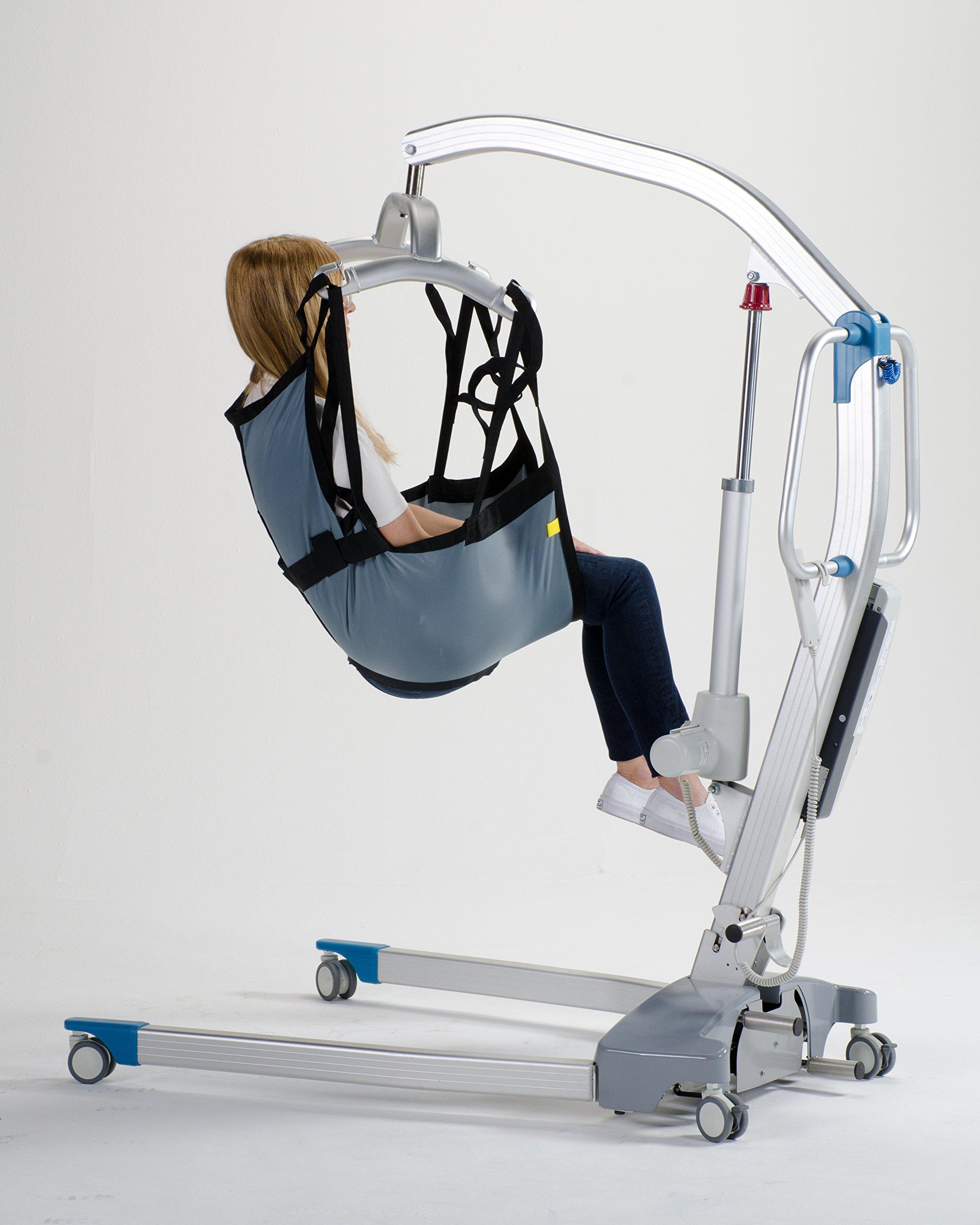 Patient Aid Patient Aid Medical Commode Patient Lift Sling, Full Body Sling with Lifting Straps for Secure Patient Transfers, Commode Sling for Bathing and Toileting, Size Small, Weight Capacity 90-135 lbs