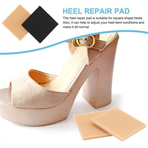 Healifty Healifty 6pcs Anti Slip Stickers for High Heels Non Heel Shoe Pads for High Heels High Heel Protectors Shoes Pads Shoe Sole Protector Anti Heel Grips Heel Cups Protection Pad Patch Rubber