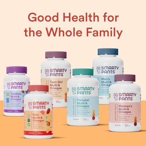 SmartyPants SmartyPants Kids Multivitamin + Fiber & Veggie Bundle: Omega 3 Fish Oil, Prebiotic Fiber, Gluten-Free, Three Fruit & Mixed Berry Flavors, Multi & Omegas (120 Count) + Fiber & Veggies (60 Count)