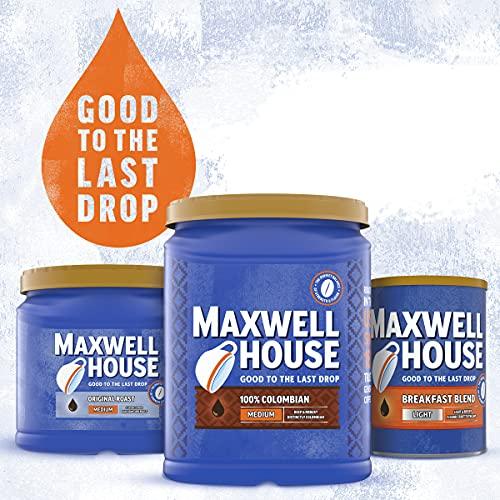 MAXWELL HOUSE Maxwell House 100% Colombian Medium Roast Ground Coffee (37.7 oz Canister)