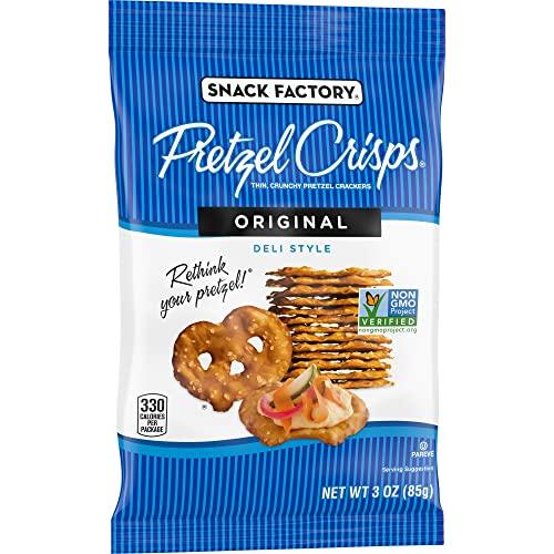 Snack Factory Snack Factory Pretzel Crisps, Original, On-the-Go Bag, 3 Oz