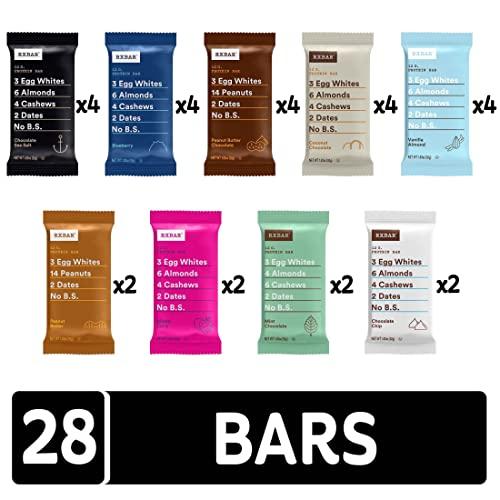 RXBAR RXBAR Protein Bars, 12g Protein, Gluten Free Snacks, Variety Pack (28 Bars)