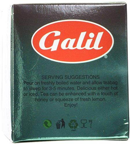 Galil Peppermint Herbal Tea | 20\' Tea Bags | 1.41 oz | Galil Pack of 1
