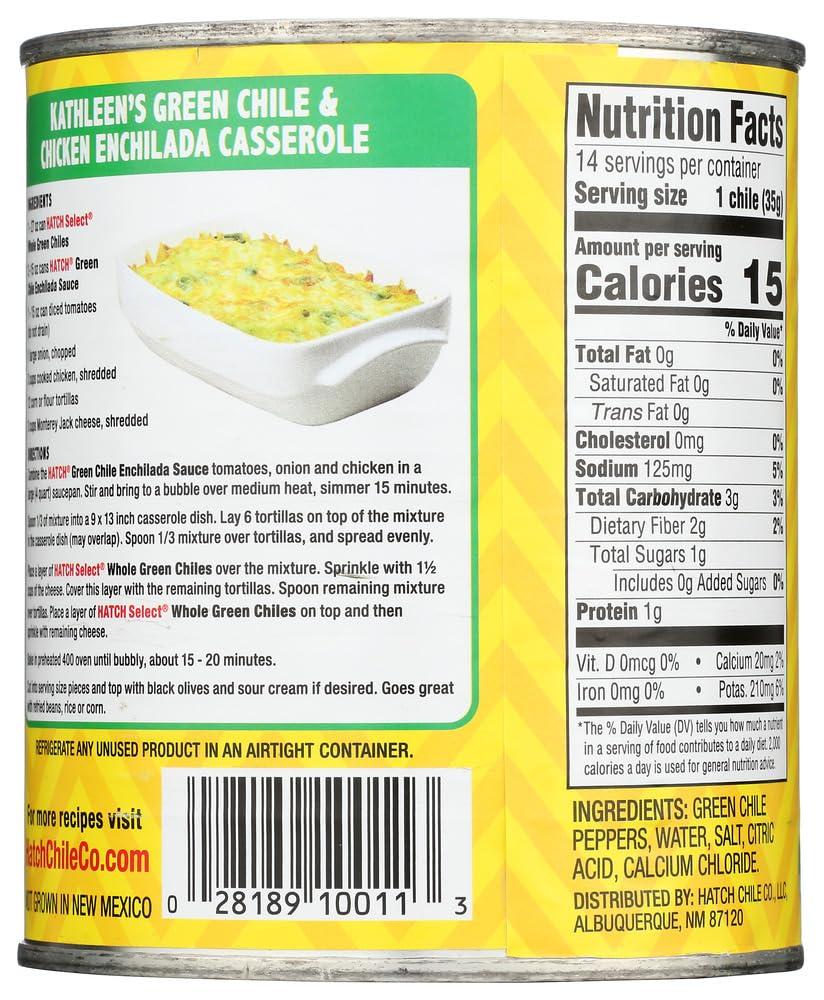 Hatch Hatch Chili Company Hatch Whole Green Chilies, 27-Ounce (Pack of 5)