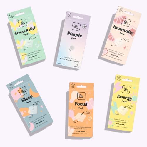 The Patch Brand The Patch Brand Energy Patches | Supports Energy with Caffeine and B5 and B3 | All Natural Vitamins & Mineral Patch Plant Based and Cruelty Free Water Resistant Patches That Last All Day