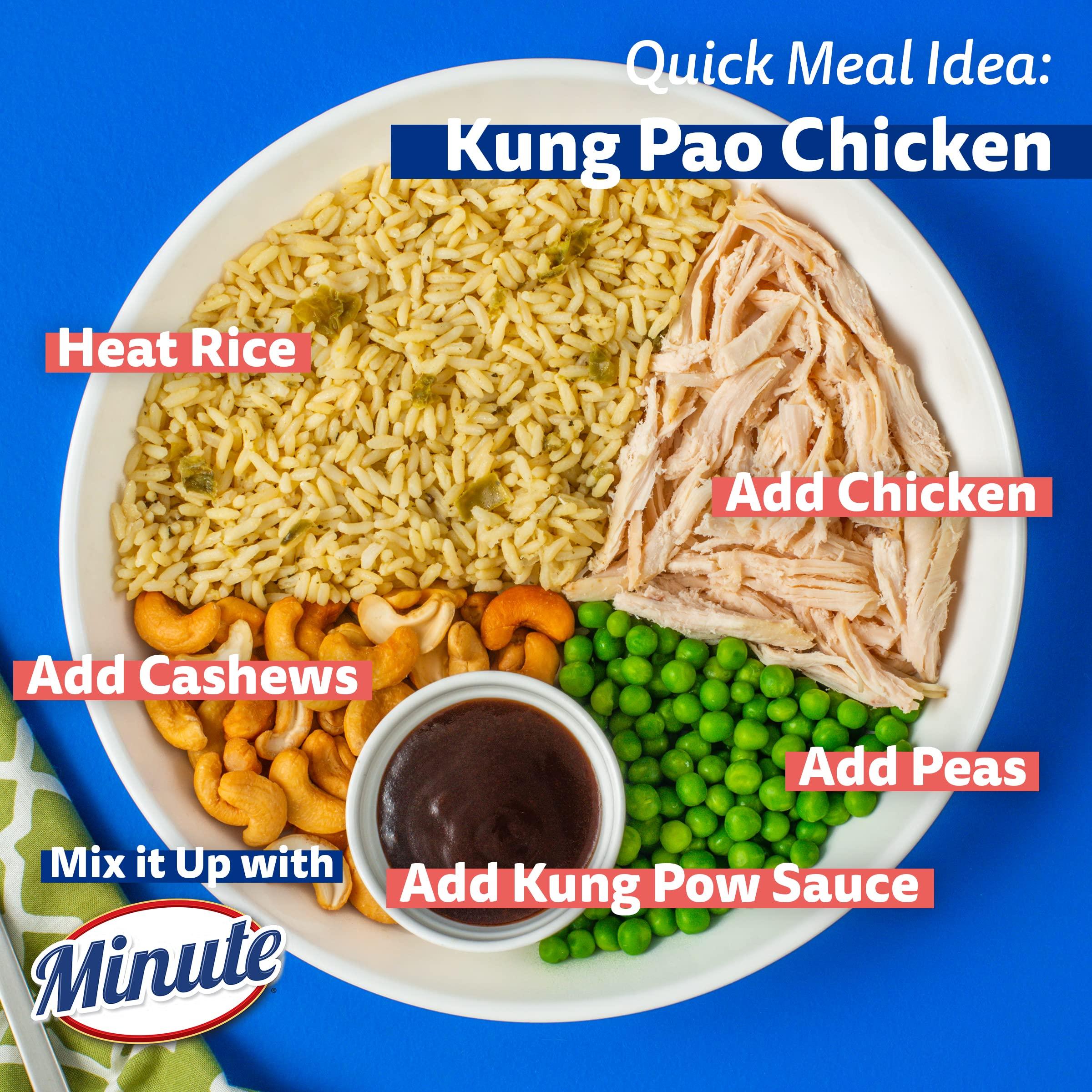 Minute Minute Ready-to Serve Jalapeo Rice, Microwavable Rice Cups, 4.4-Ounce Cups, 2 Count, (Pack of 8)