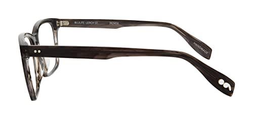 Scojo New York Scojo New York Leroy Street Blue Light Reading Glasses, Handmade Scratch Resistant Readers for Women and Men, Grey Smoke - 0.00x