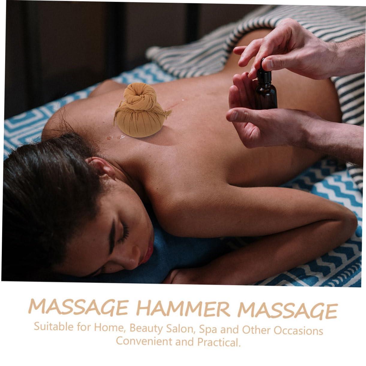 FOMIYES FOMIYES Thai Style Massage Balls Thai Herbal Compress Ball Warming Bags Chinese Herbal Bags Natural Refreshes Body Herbal Massage Compress Ball