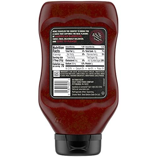 Heinz Heinz Original Sweet & Thick BBQ Barbecue Sauce (21.4 oz Bottle)