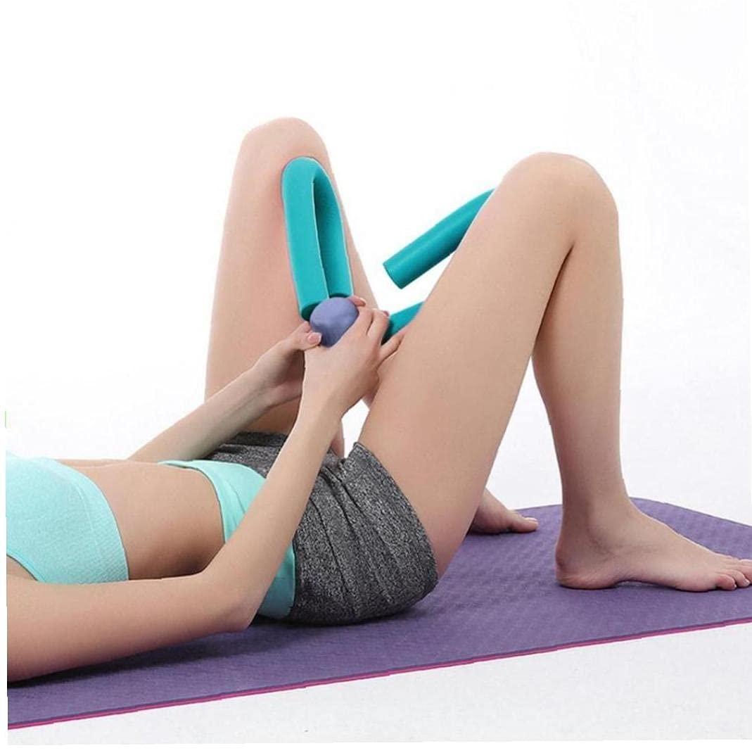 Froiny Froiny PVC Thigh Exercisers Gym Sports Workout Machine for Thigh Master Leg Muscle Chest Waist Exercise (Random Color)