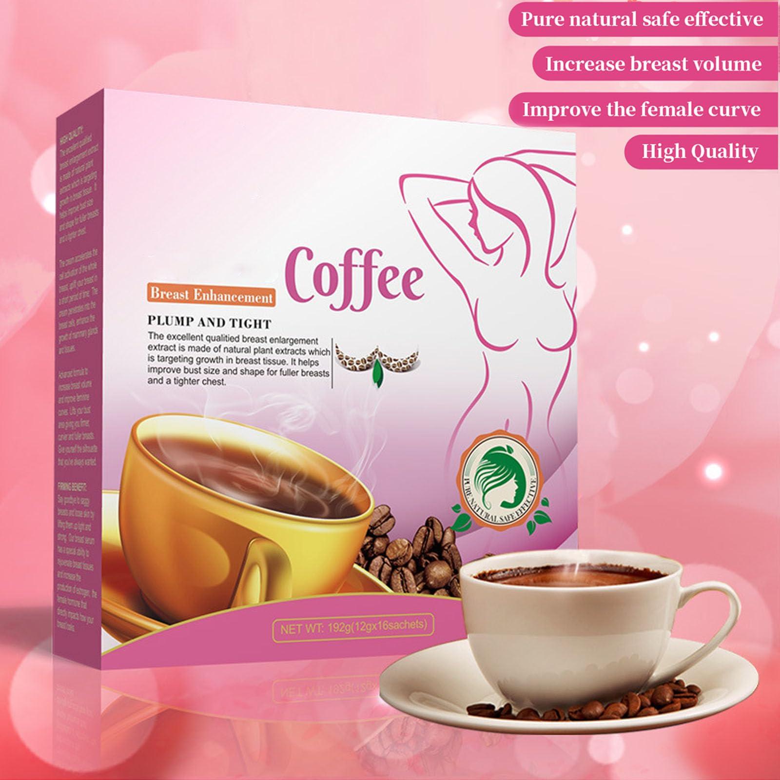 WEERSHUN Papaya Coffee - Papaya Pueraria Breast Enhancement Coffee 16bags/Box (1 Box)