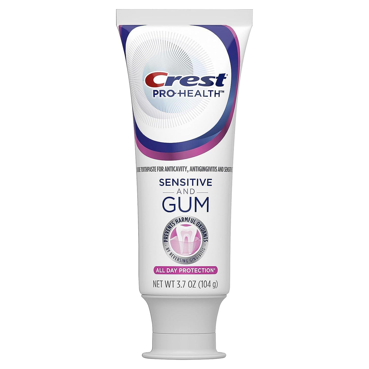 Crest Crest Pro-Health Gum and Sensitivity, Sensitive Toothpaste, All Day Protection, 3.7 oz