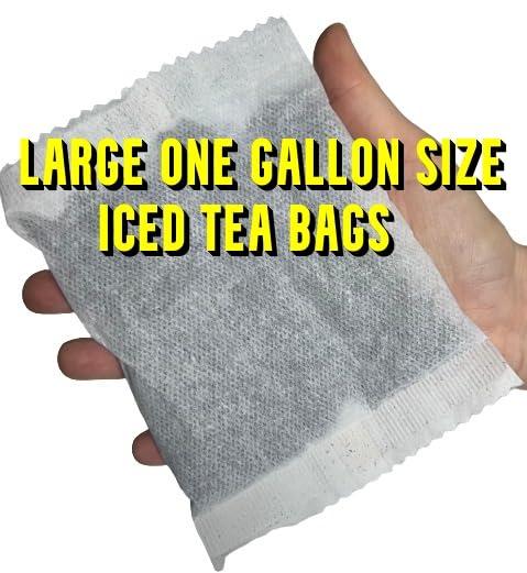 SOUTHERN SWEET TEA COMPANY Iced Tea Bags Georgia Peach One Gallon Size,10 Gallon Per Pack, Unsweetened Caffeinated Quick Brew Real Southern Ice Tea by Southern Sweet Tea Company