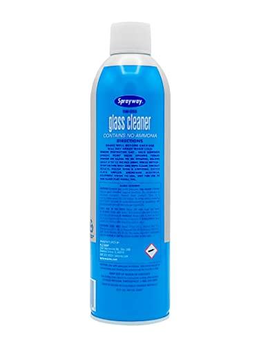 Sprayway Sprayway Glass Cleaner, SW-050 19 oz Cleaner for Auto and Home for a Streak-Free Shine, Deep Cleaning Foaming Action, Safe for Tinted & Non-Tinted Windows, Ammonia Free Foam Glass Cleaner, Pack of 3