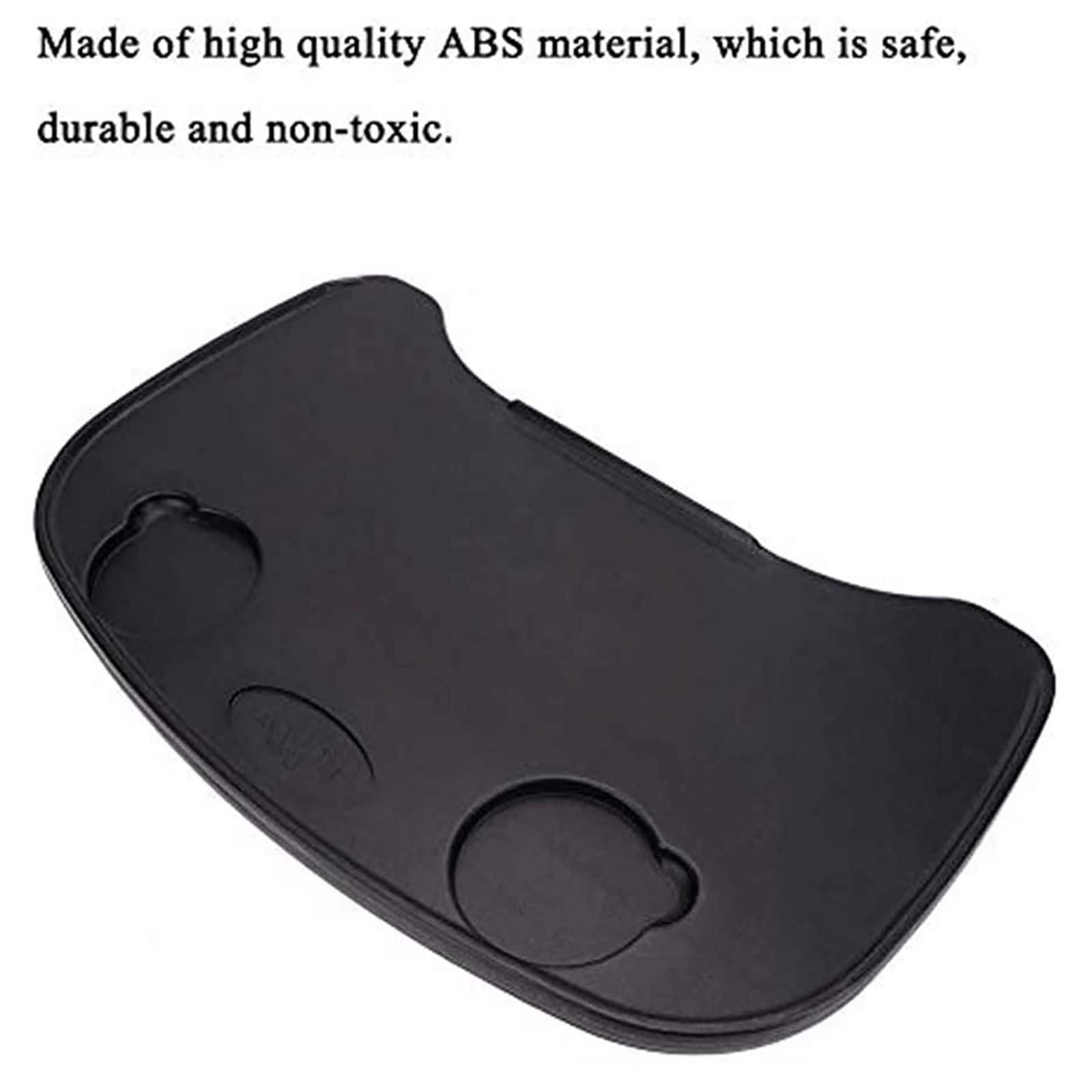 DATEN DATEN Wheelchair Lap Tray Table, Lap Top Wheelchair Desk with 2 Cup Holder, Detachable Tray Wheelchair Accessories for Writing, Reading Eating and Play Computer