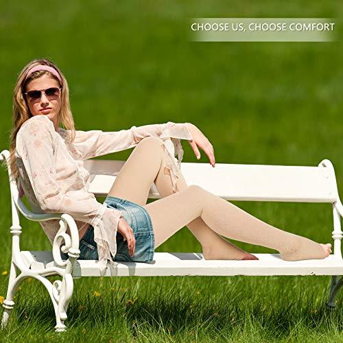 Athbavib Medical Compression Pantyhose for Women & Men, 20-30mmHg Compression Stockings