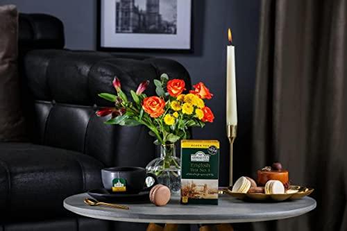 Enjoy Better Coffee Ahmad Black Tea Classic Variety Pack with English Breakfast, English Tea No.1, Darjeeling Tea, Ceylon Tea, Earl Grey Tea & Cardamon Tea, 20 bags each (Pack of 6)