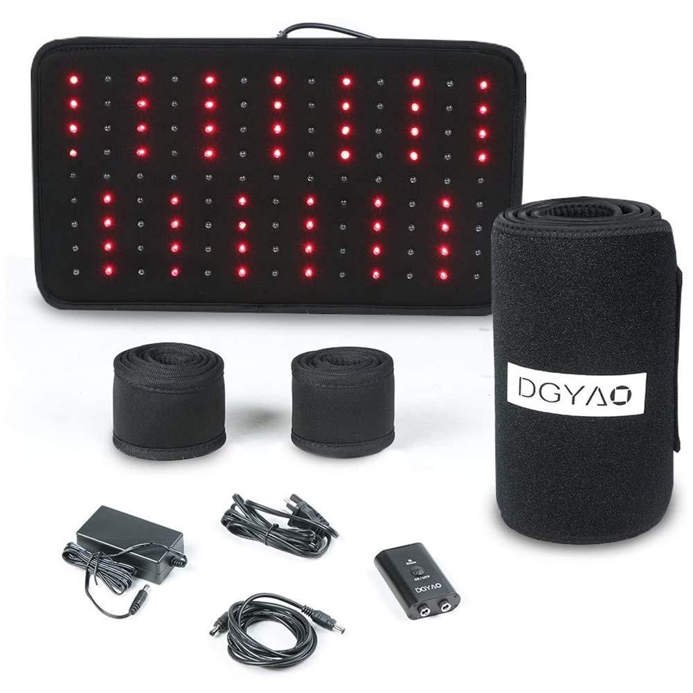 TUOB Red Light & Near Infrared Therapy Wrap FDA Cleared Led Light Therapy Back Pain Relief Device Wearable Deep Penetrating Pad Relief for Joints Knee Pain