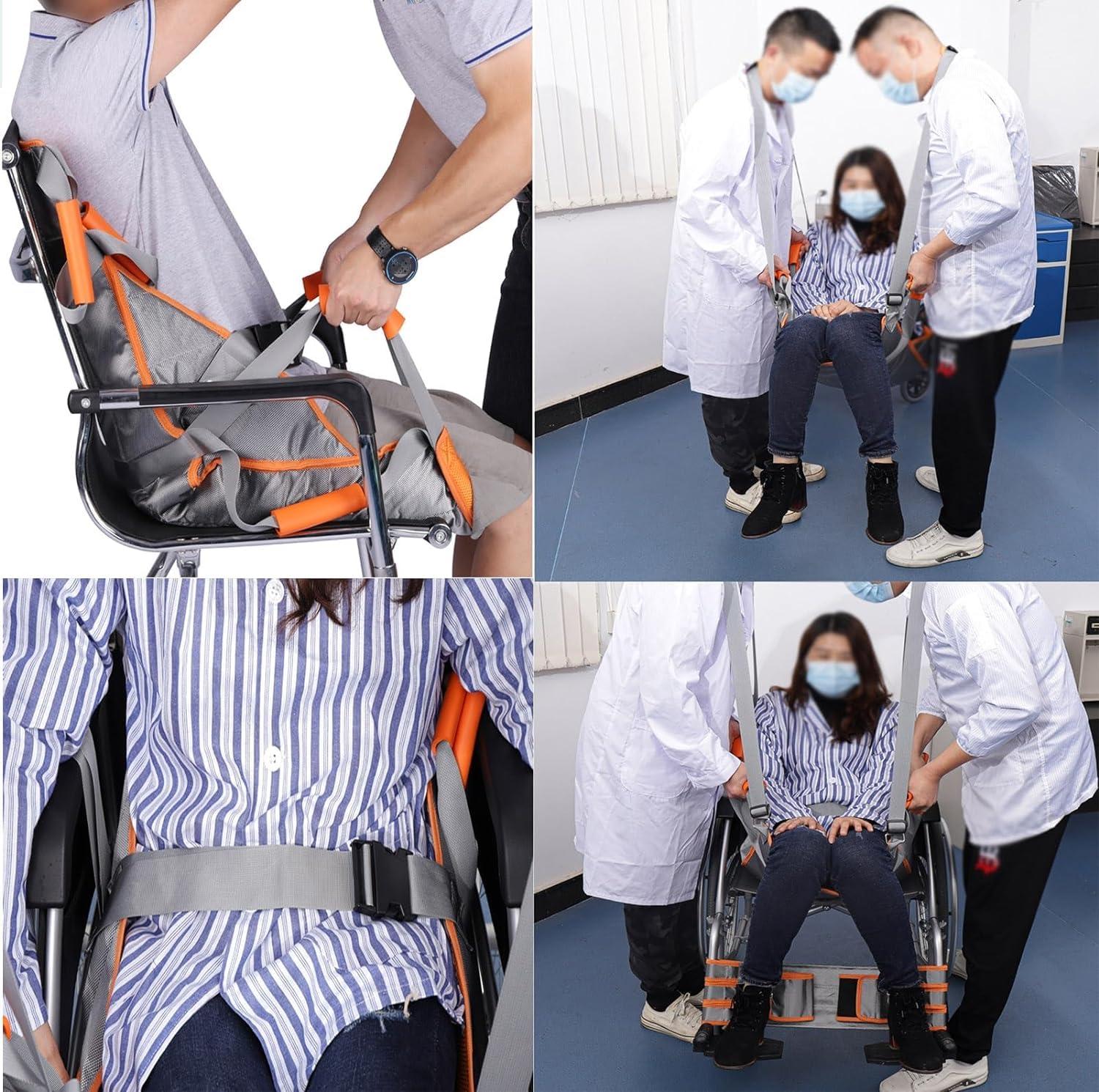 Kadxyan Slide Board for Wheelchair Transfer Emergency Evacuation, Patient Lift Sling Stair Slide Board, Wheelchair Shift Pad, for Paralyzed, Fractured Patients, Disabled from Bed Transfer to Wheelchair