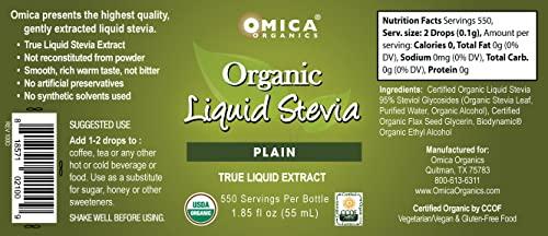 Omica Organics Omica Organics Organic Liquid Stevia - Plain (1.85 fl oz)
