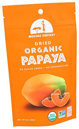 Mavuno Harvest Mavuno Harvest Dried Papaya, Organic, 2 Oz