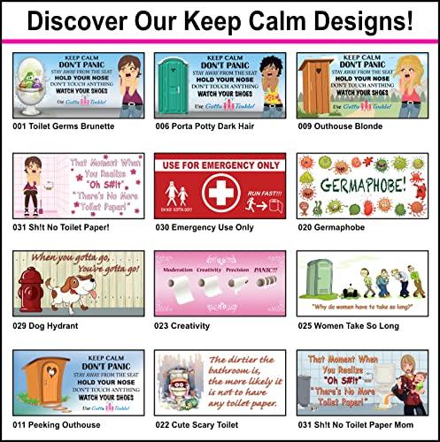 Gotta Tinkle! Premium Quality Mini Toilet Paper Rolls | Travel-Size | Convenient Plastic Dispenser | Lightweight & Compact | Travel & Vacation Designs (3-Pack) (121 Aloha)