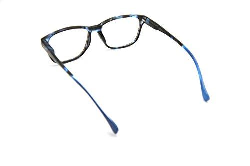 COLOR VIPER ColorViper Basic Hand Made everyday Designer Reader (mediu size: blue tortoise/blue tips, 2.50)