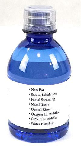 Aquapap AQUAPAP 12 Ounce 8 Pack Vapor Distilled CPAP Water | 1-2 nites per Bottle | for use with Resmed and Respironics Machines