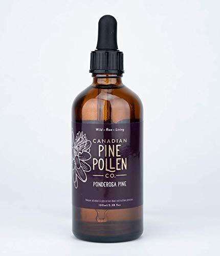 Canadian Pine Pollen Co. Pine Pollen Tincture - 100% Wild Canadian Ponderosa Pine Pollen 100ml