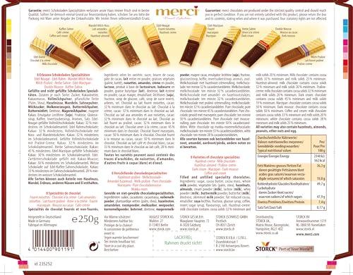 Storck Merci Assorted Chocolate Finest Selection 8 Flavors
