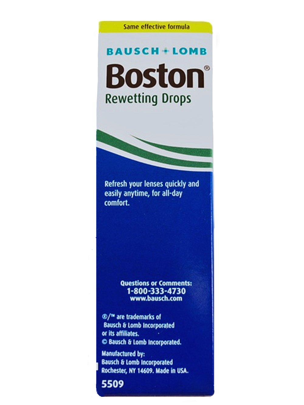 Bausch & Lomb Bausch & Lomb Boston Rewetting Drops 10 mL (Pack of 5)