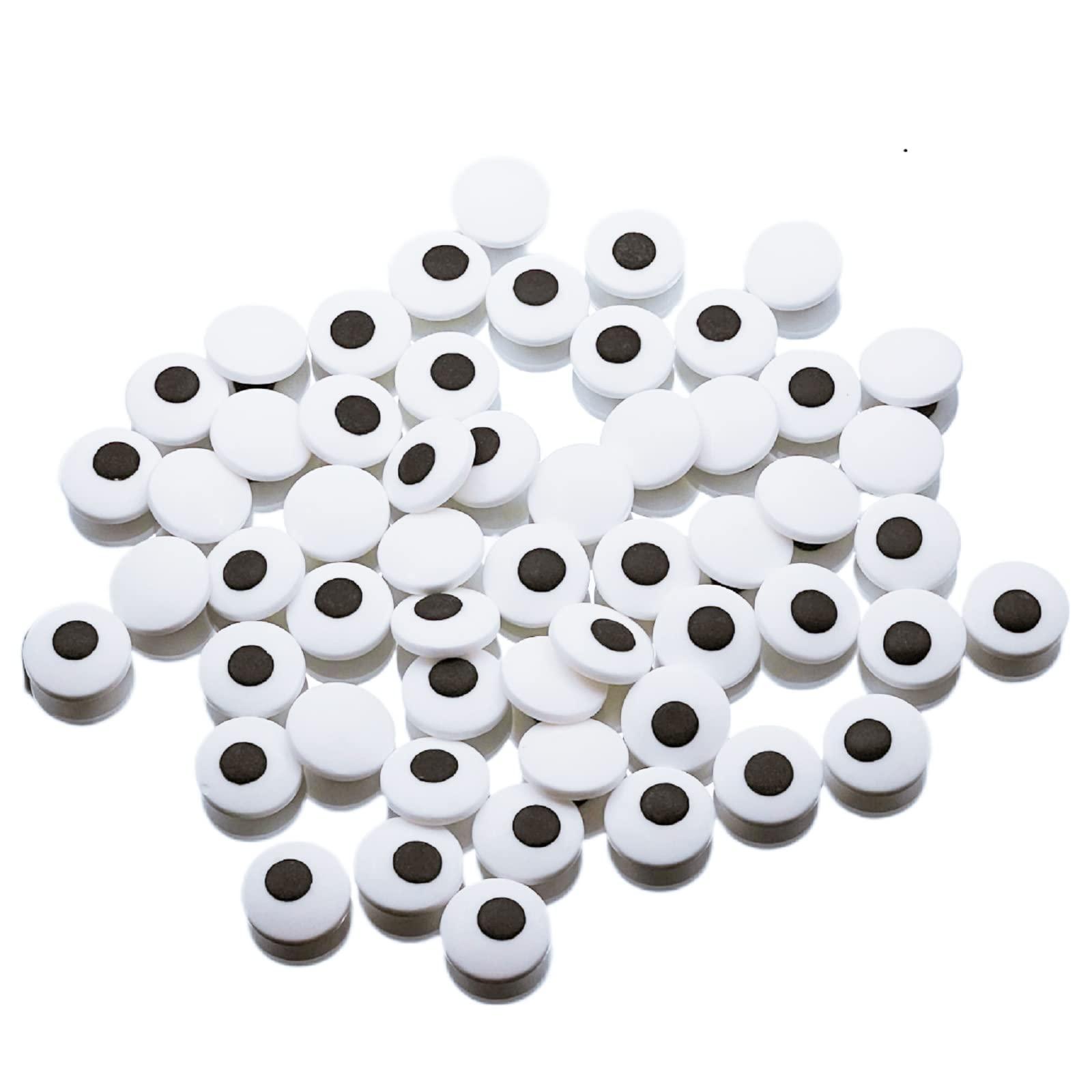 SE SI&MOOS SE Si&Moos Halloween Edible Googly Eyes | Big Candy Eyes for Decorating | Christmas Cookie Decorations | Large Candy Eyes Edible | Big Edible Eyeballs 3 OZ with Tweezers