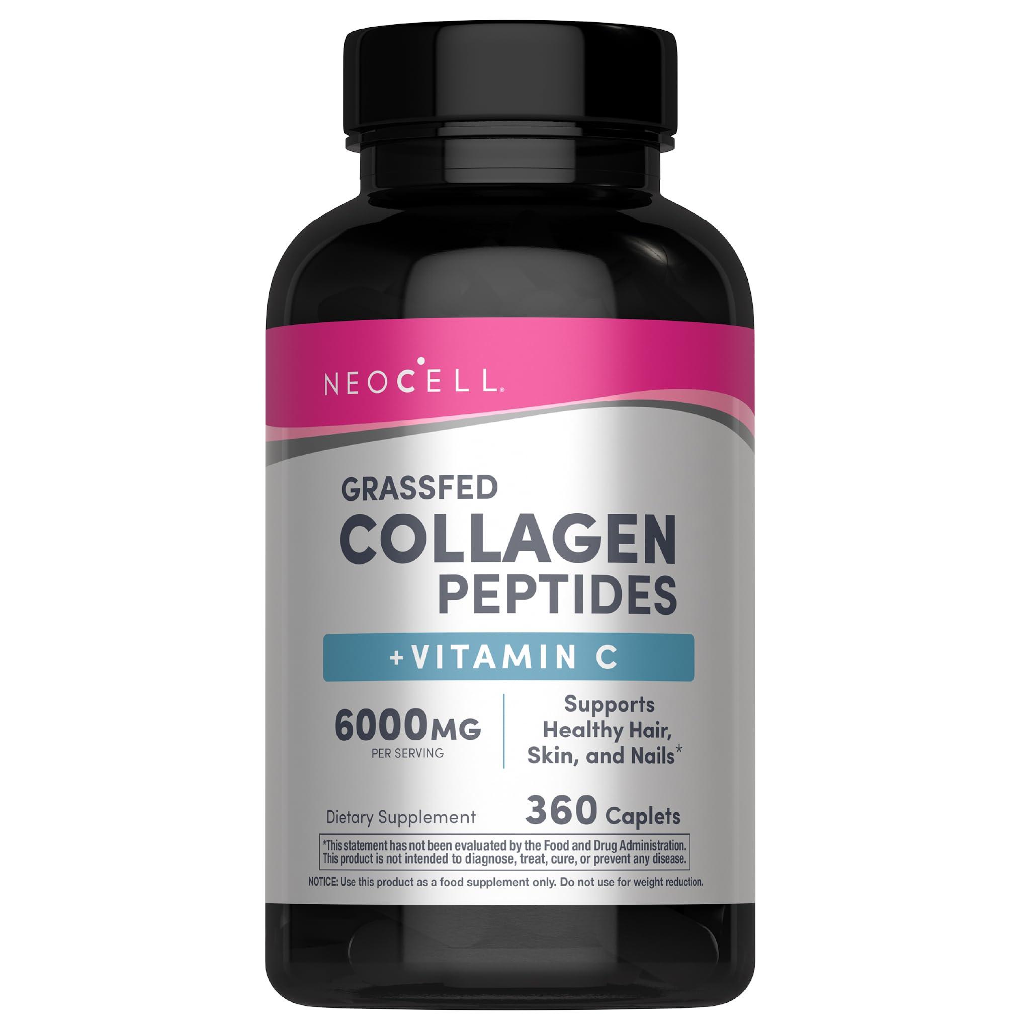 NeoCell NeoCell Super Collagen Plus Vitamin C, Skin, Hair and Nails Supplement, Includes Antioxidants, Tablet, 360 Count, 1 Bottle