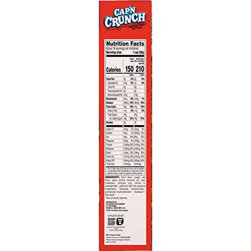 Cap'n Crunch Cap'n Crunch Cereal, Original, 22.1oz Box