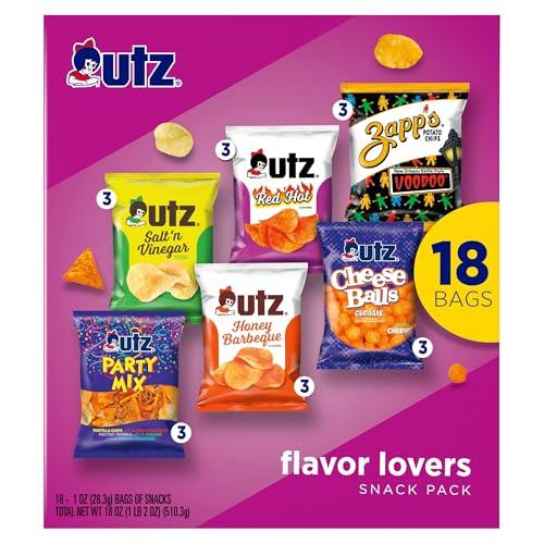 Utz Utz Flavor Lovers Mix Variety Pack, 18 ct, 1oz. Bags