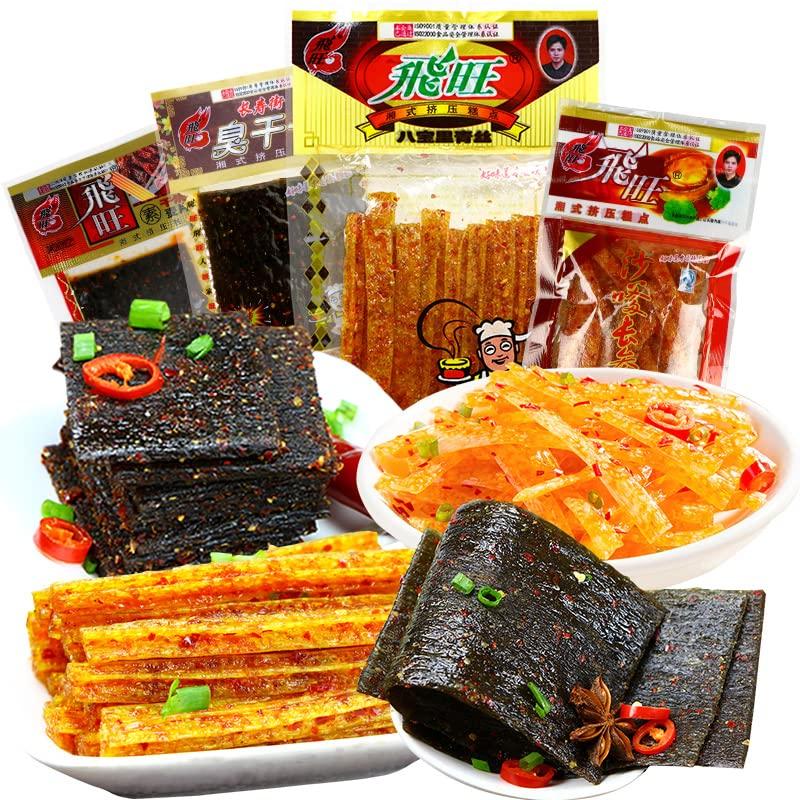 ZAOIAN Latiao,chinese snacks spicy strips,spicy chinese strips snack,16g/bag,Vegan,spicy gluten strips,spicy strip small gluten,spicy strip snack,Variety Flavor,Chinese Specialties (Random 3bag)