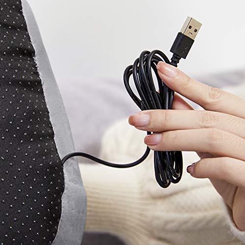 Clobeau Heating Pad Electric USB Heated Foot Warmer Heat Therapy Wrap Heating Electric Boots Heated Cushion Warmer Winter Foot Warming Foot Massager Heating Foot Warmer Bag Body Warmer Cold Weather Xmas Gift