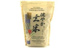 Shirakiku Shirakiku Sukoyaka Genmai (Whole Grain Brown Rice) 4.4 Lb [ 8 units]