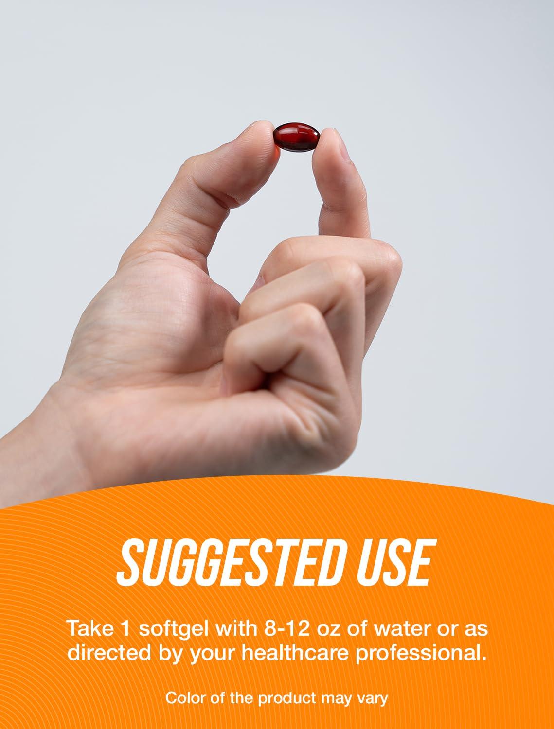 BULKSUPPLEMENTS.COM BulkSupplements.com Astaxanthin 12mg Softgels - Astaxanthin Supplements, Antioxidant Source - Gluten Free, 1 Astaxanthin Softgel per Serving, 180 Count (Pack of 1)