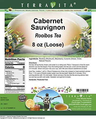 TerraVita Cabernet Sauvignon Rooibos Tea (Loose) (8 oz, ZIN: 544211) - 2 Pack